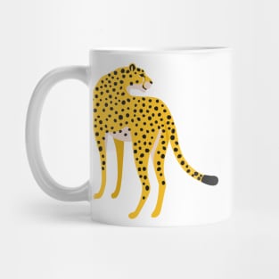 The Stare: Golden Leopard Edition | African Cheetah | Tropical Pop Art Mug